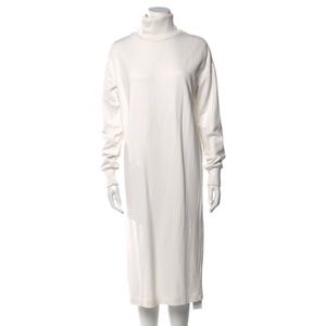 Hatch cotton turtleneck sweater dress